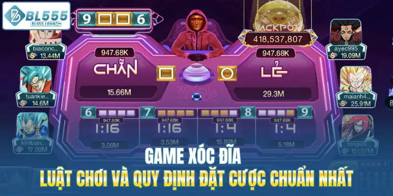 xóc đĩa luật chơi mới